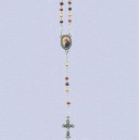REF.8288 Rosario madera tricolor