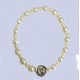 REF.9402FL Pulsera elástica perlas