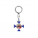 REF.5098 Llavero cruz esmaltado