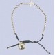 REF.9812CR Pulsera cordón acero cruz