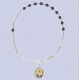 REF.9901 Pulsera playa ley con piedra lava