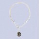 REF.9910 Pulsera plata ley con cruz