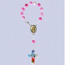 REF.8272CM Decena cristal cruz murano