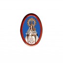 REF.5345 Placa de coche ovalada