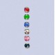 REF.8096 Decena cristal filigrana 7MM