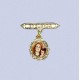 REF.9033 Broche colgante redondo