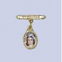 REF.9032 Broche colgante oval