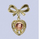 REF.9029 Broche lazo corazón