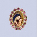 REF.9053 Broche oval 15s