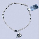 REF.9510 Pulsera ovalina plata ley