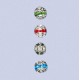 REF.9532 Pulsera filigrana banda color
