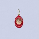 REF.9317 Medalla esmaltada oval
