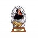 REF.6002 Placa lapi c/flor