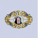 REF.9002 Broche ovalado