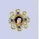 REF.9063 Broche redondo