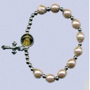 REF.9402 Pulsera elástica perlas