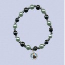 REF.9558 Pulsera ematite/perla