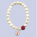 REF.9454BO Pulsera elástica perlas bola