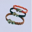 REF.9458 Pulsera piel trenzado