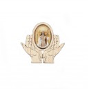 REF.2041 Imán manos madera laser