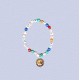 REF.9463 Pulsera elástica bolas