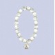 REF.9428 Pulsera cristal satin blanco