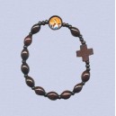 REF.9437 Pulsera elástica madera