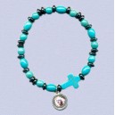 Ref.9432 Pulsera elástica piedra ematite