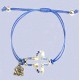 REF.9811 Pulsera cordón con cruz